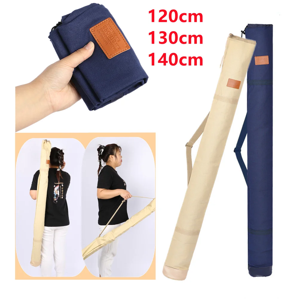 1Pc Portable Canvas Large-Capacity Thickening Gear Fishing Rod Umbrella