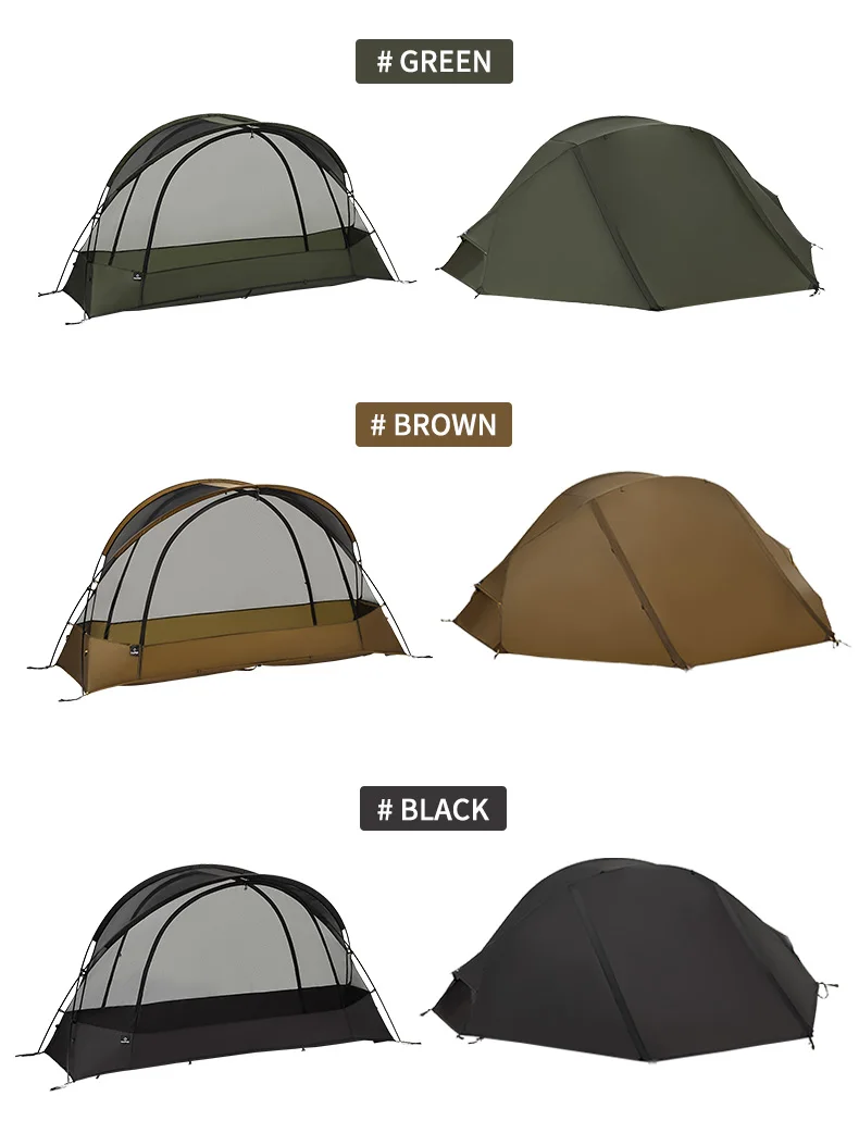 Scorpio 1 People Tent Ultralight Tents for Camping Eco-Friendly 15D Nylon Ripstop Both Side Silicon