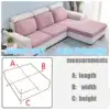 Velvet Plush L Shaped Sofa Cushion Cover for Living Room Elastic Furniture Couch Slipcover Chaise Longue Sofa Seat Cover Stretch 3