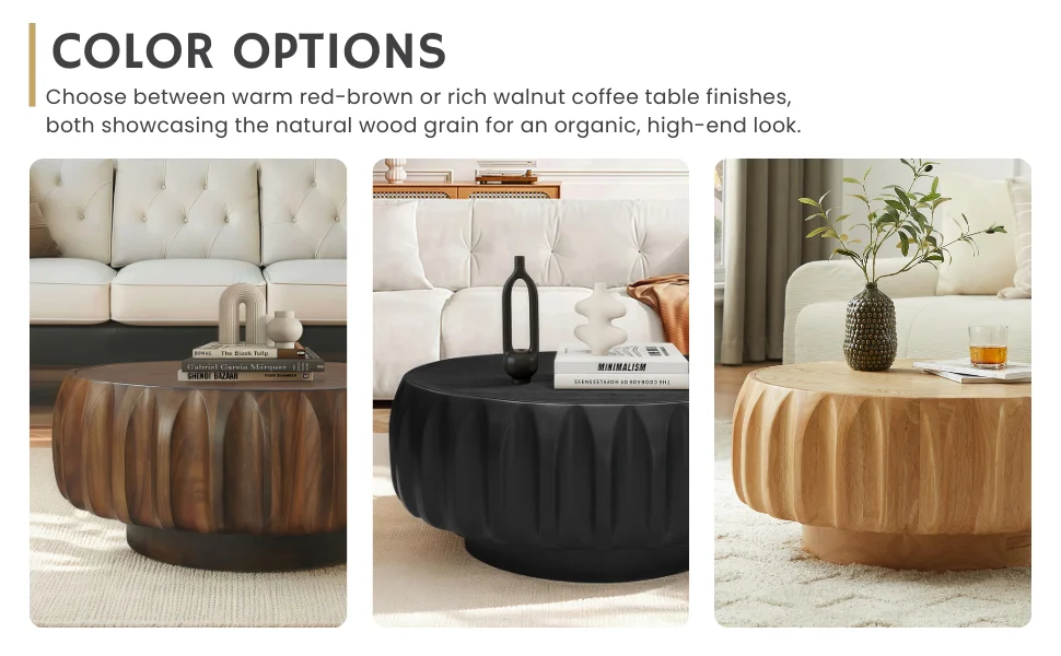 small round coffee table