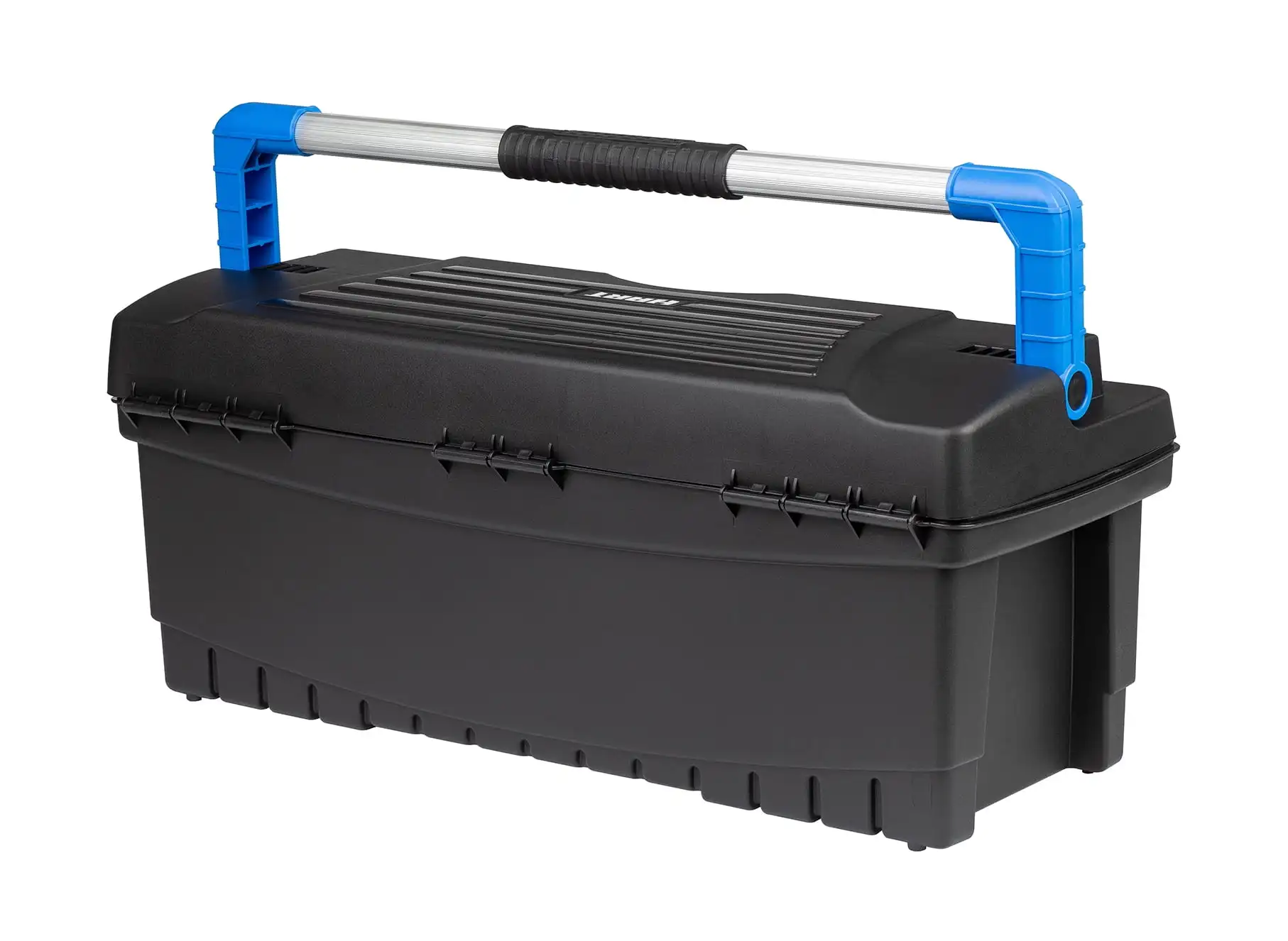 NEW 26" Toolbox, Resin Tool Storage and Organization, Black with Blue Accents 4