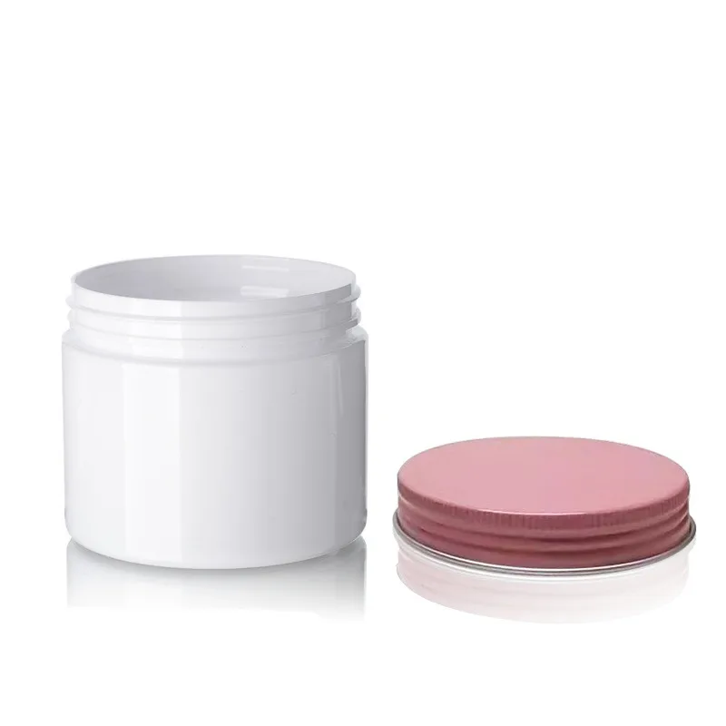 50pcslot200g250gPlasticCreamJarsFacialMaskContainersSkinCare