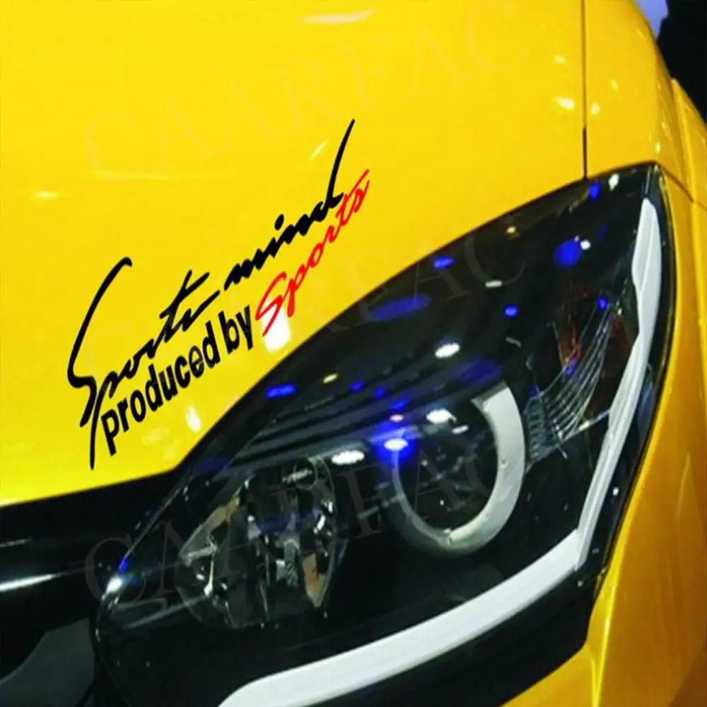 Car Sticker Sport Letter Automobile Bonnet Decal Emblem Badge Decoration For Audi BMW Mercedes