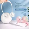 USB Portable Cold Fan Hands Free Neck Hanging Rechargeable Mini Sports3-Speed Adjustable Neck Dual Fan Home OfficeOutdoor Travel 6