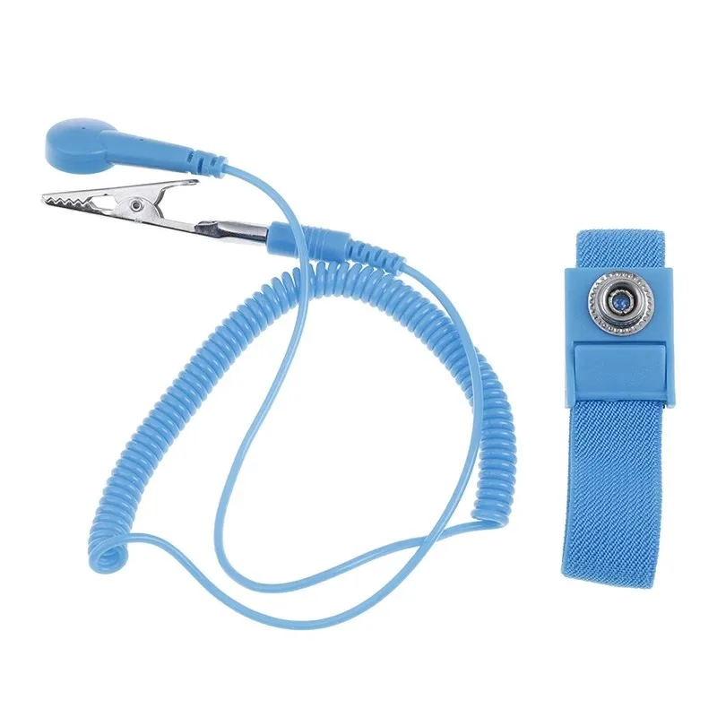 1Pcs Brand Anti Static ESD Wrist Strap Discharge Grounding Prevent Static Shock With Clip For Sensitive Electronics Repair Work image 2