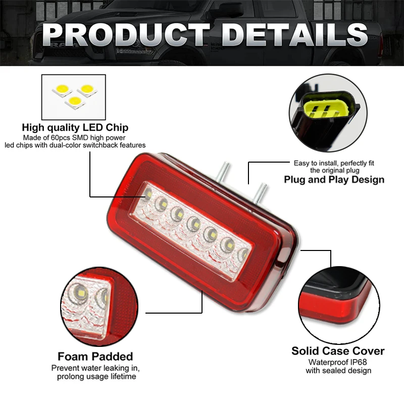 NSLUMO LED Rücklicht Für Mercedes G-Klasse - Dynamisches Nebelschlusslicht W463