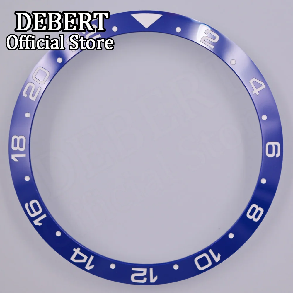 34mm*28.7mm Ceramic Watch Bezel Fit 36mm Automatic Watch Replacement Spare Parts Black/Blue/Green Bezel Ring watch dial accessories watch face accessories clock movement parts