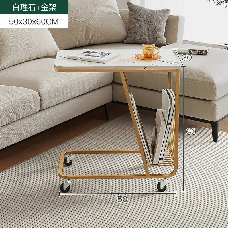 طاولة قهوة جانبية عصرية بتصميم نورديكي متعددة الاس...