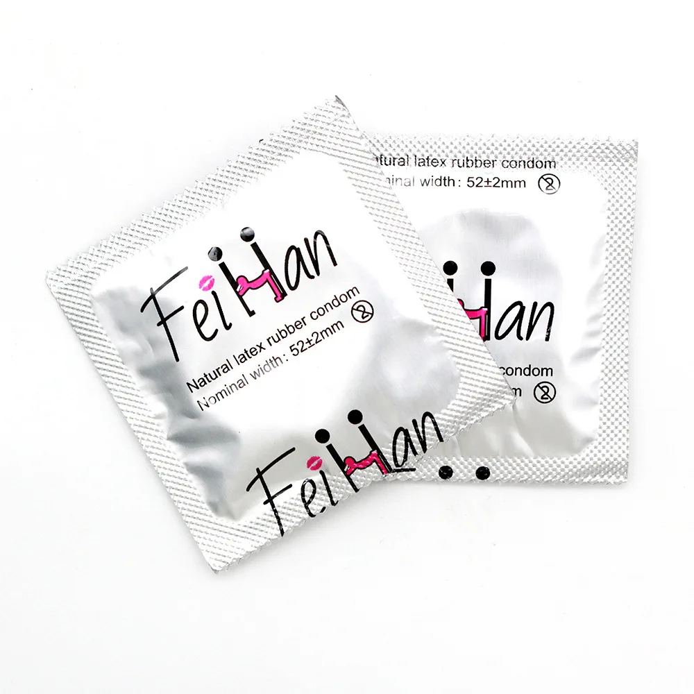 Hyaluronic Acid Condom Smooth Natural Latex Cock Penis Sleeve Ultra Thin Sensitively Natural Feel Sex Toys for Couples Sexshop 4