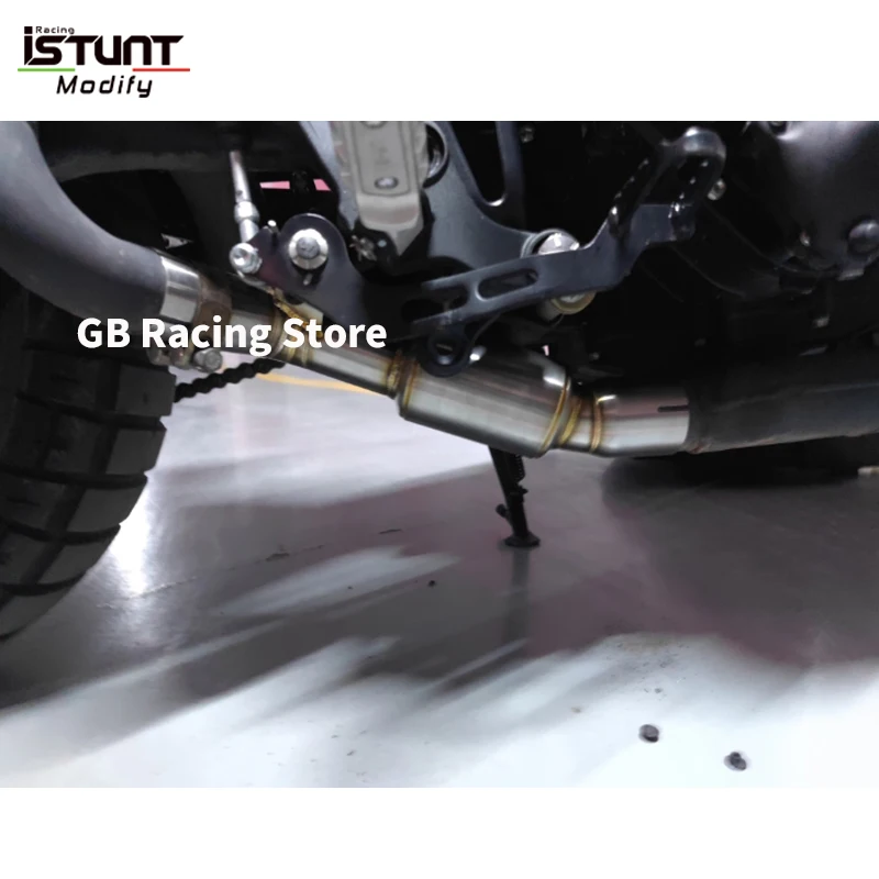 Slip On For Benelli Leoncino 800 BJ800 Motorcycle Exhaust Titanium Alloy Escape Moto Middle Link Pipe Connect Original Muffler - Image 4