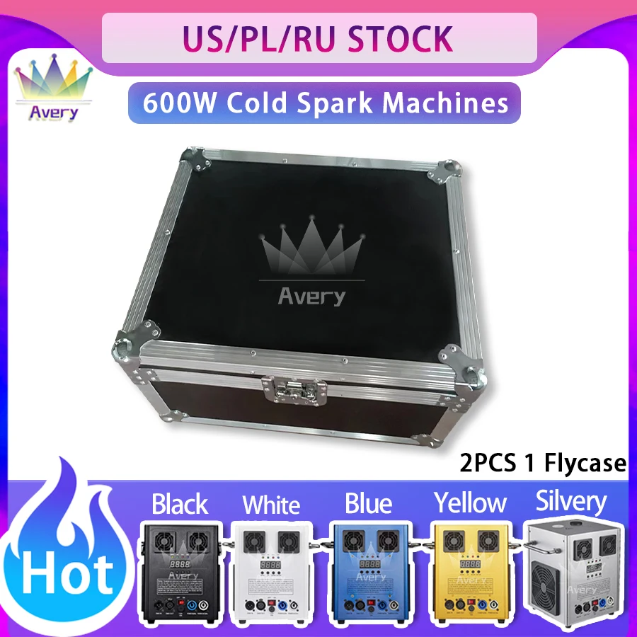 0 Tasse 1 Pz Flycase Per 600W Cold Spark Machine Cold Firework Machine Dmx Remote Control Lcd Cold Sparking Machine Flightcase