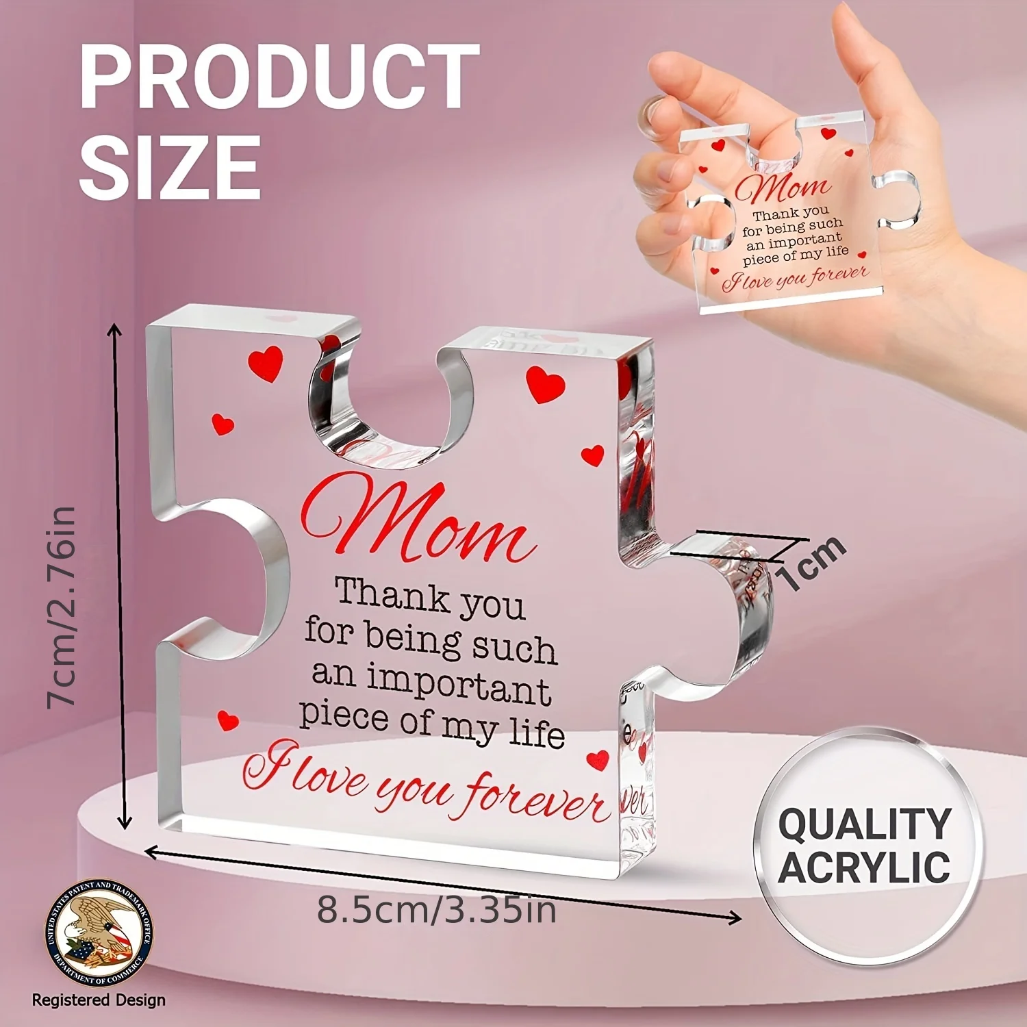 Engraved Acrylic Mom Gift 3