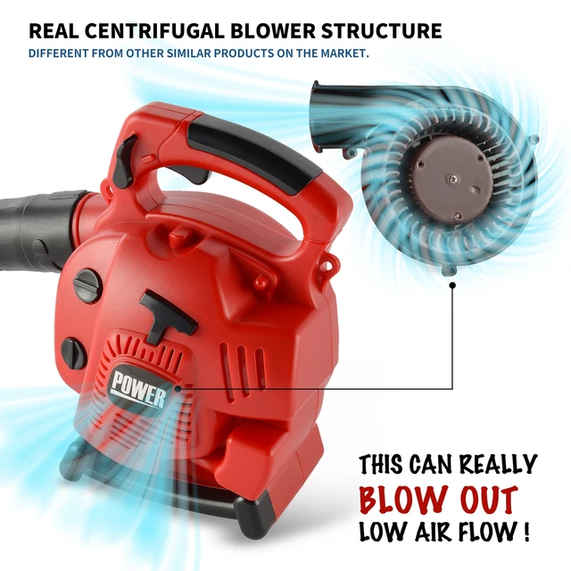 TOY CHOI’S Pretend Play Leaf Blower Toy Tool Set Outside Kit Outdoor Preschool Gardening Lawn Gift for children Kids boys girls 2