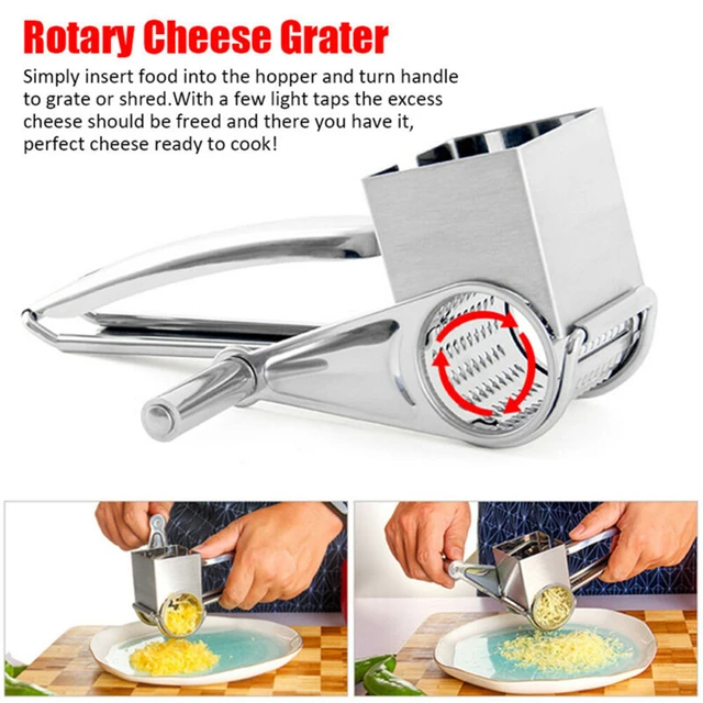 Multifunctional Vegetable Slicer Cutter Stainless Steel Hand-crank Cheese  Shredder Rotating Grinder Kitchen Equipment Tools - AliExpress