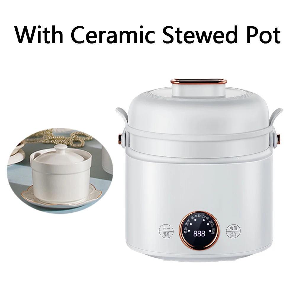 White With stew pot