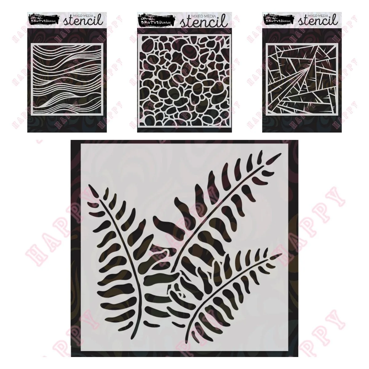 New Earth River Rocks Ice Air Plastic Stencil Decorazione Per Fai Da Te Scrapbook Diary Album Paper Template Card Goffratura Artigianato