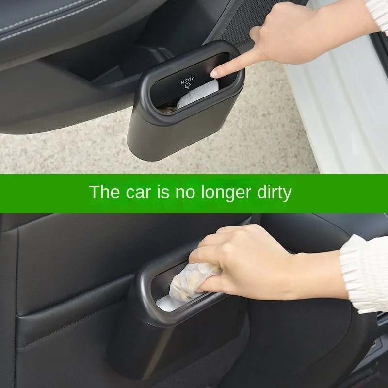 Car Trash Can Creative Cute Car Trailer Storage Bucket For Garbage Bags Supplies