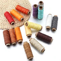 Polyester Flat Waxed Thread 150D 1mm – 50 Yards Leather Sewing Cord for Leathercraft, Bookbinding & Hand Stitching - Image 6