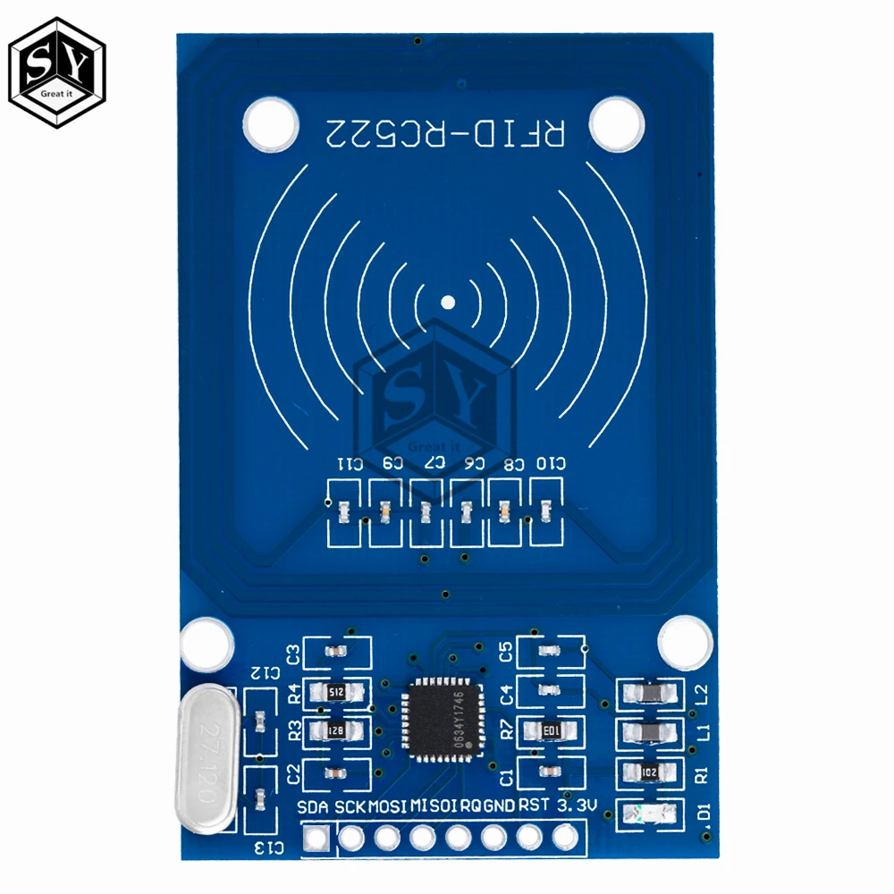 RFID module RC522 mini Kits S50 13.56 Mhz 6cm With Tags SPI Write