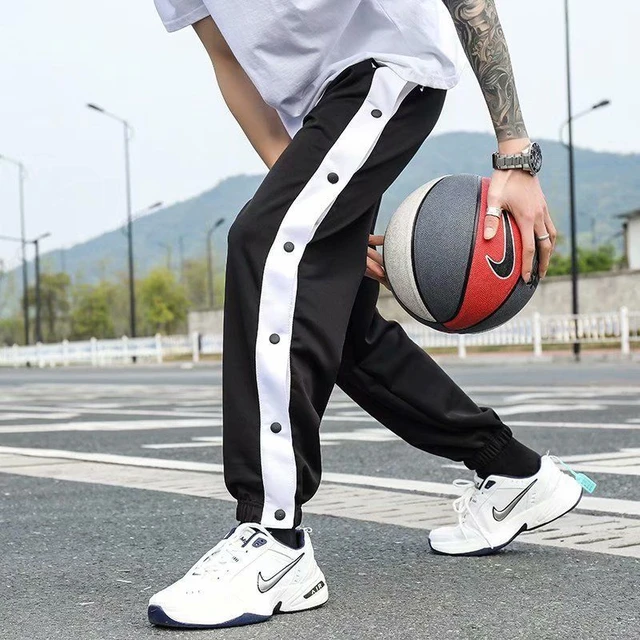 Breasted Pants Nba Training Pants Men's Basketball Buckle Pants Breathable  Actual Sports Pants Warm-Up Wholesale Customization - AliExpress