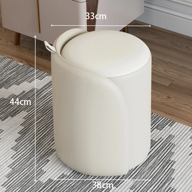 Nail Shoes Foot Stool Fabric Gaming Natural Car Office Kitchen Work Small Footrest Living Room Hocker Modern Furniture CX003JR