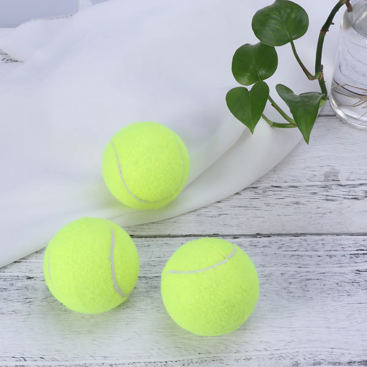 3pcs Tennis Balls Can Regular Duty Practice Professional Yellow Dog Toy Machine Compatible Racquet Sports Tennis Balls Set