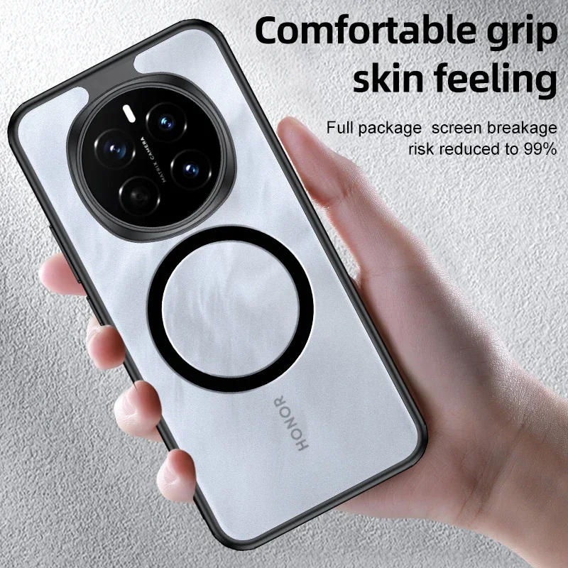 Magnetic Wireless Charging Shockproof Silicone Phone Case