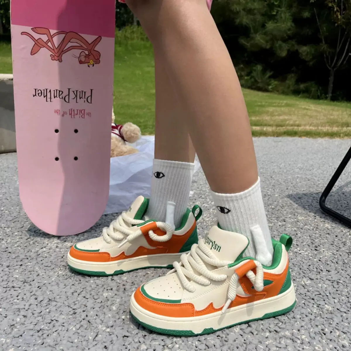 

Shoes For Women's Designer Sneakers 2023 Spring Autumn Fashion Men Skateboard Casual Tennis Woman Street Style Breathable Shoes