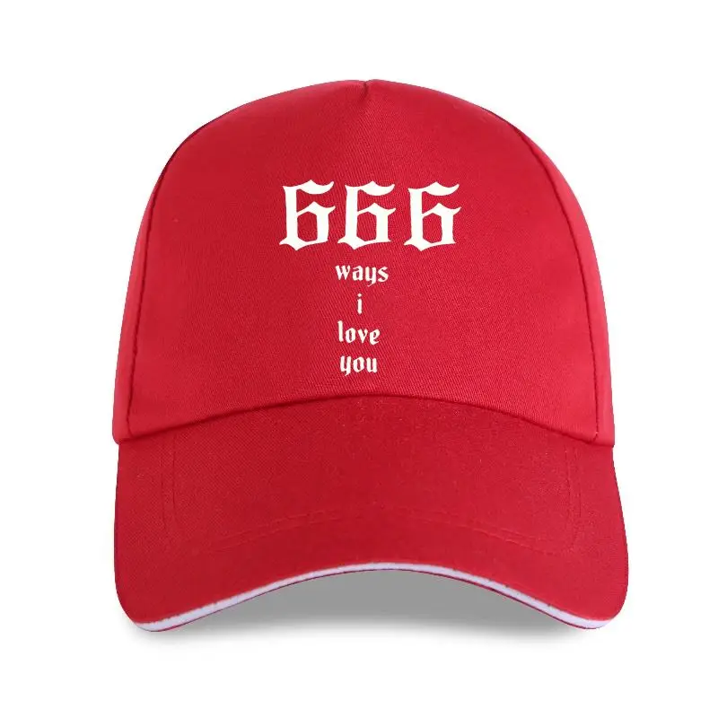Gorra de béisbol unisex gorro con frase I Love You 666 | Аксессуары для одежды