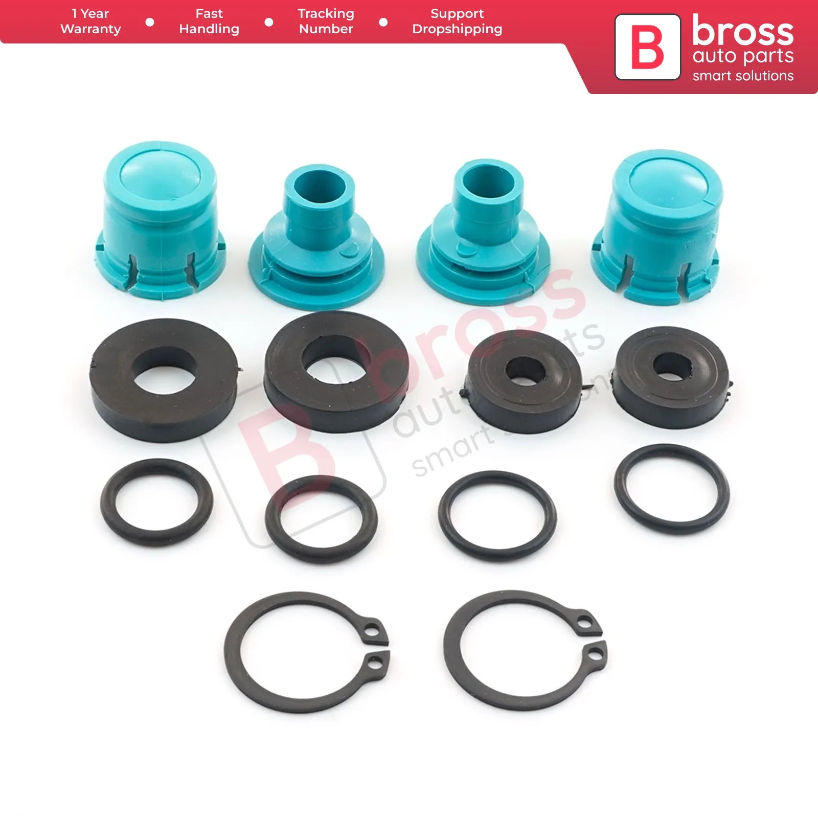 

BSP939 Manual Gearbox Gear Shift Bushing Lever Selector Linkage Kit 758223 0758223 for Opel Astra Vectra Zafira Corsa Tigra