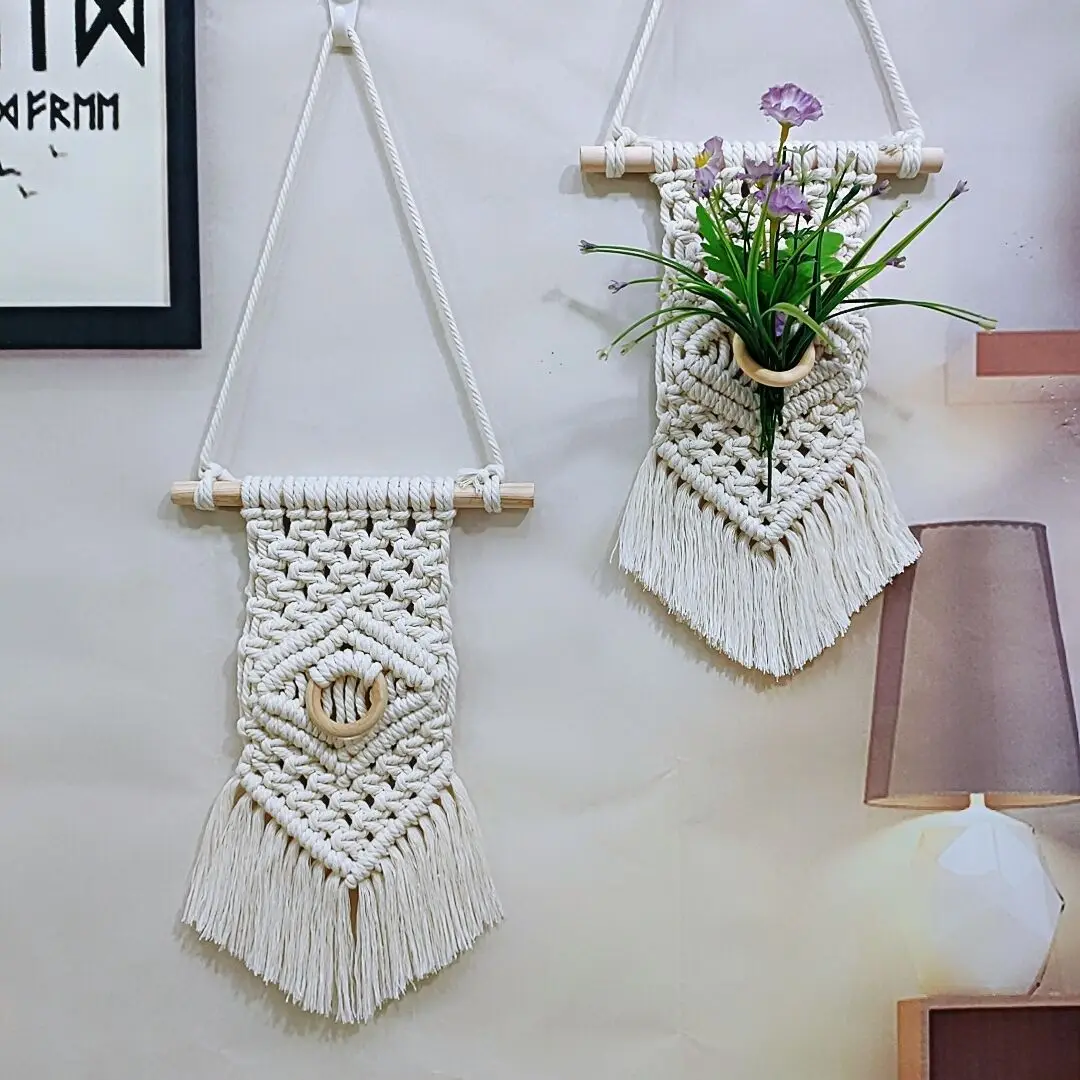 MacrameWallHangingBohoTapestryHandmadeWovenBohemianWall