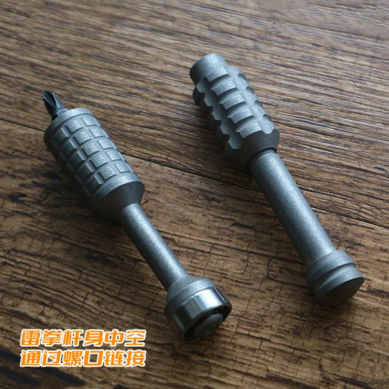 Titan legierung Pei 6 mm4mmschrauber Schrauben dreher Cross Bit Reit ausrüstung tragbare edc Gadget Outdoor Camping multifunktion ale Ausrüstung Werkzeuge – Detail 4