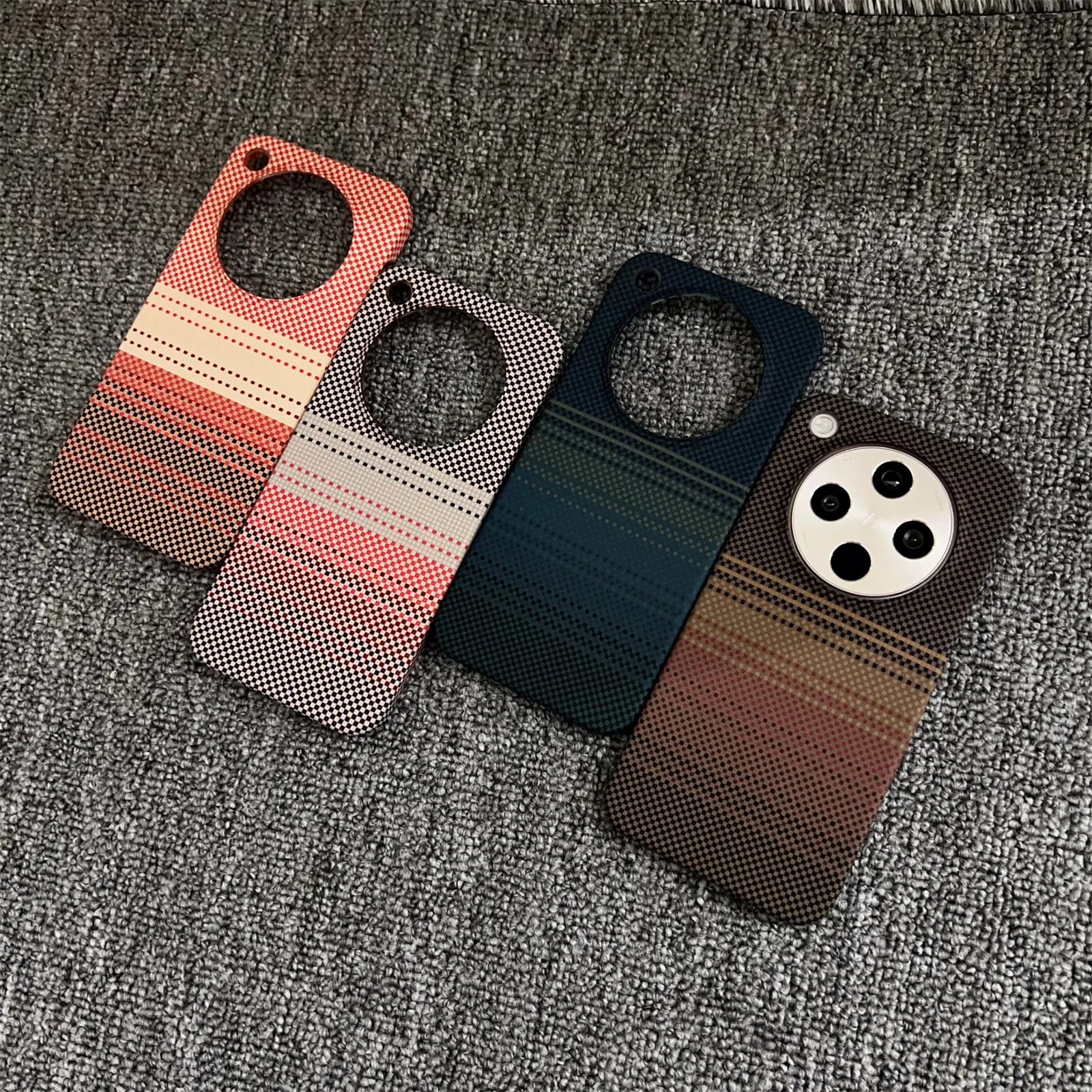 Enhanced Ultra-Thin Carbon Fiber Kevlar Pattern Magnetic Phone Case