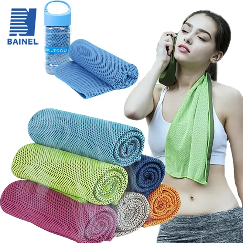 Sport Cooling Towel Microfiber Instant Cool Ice Face Towels for Gym Swimming Yoga Running Quick-dry Towels Cooling Cloth