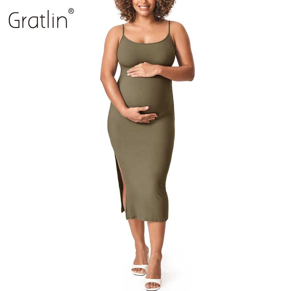 bodycon maternity dresses Maroon Crochet Petal Long Slip Dress