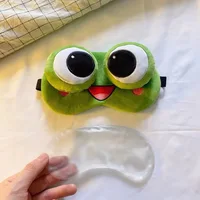 Cute Frog Eye Mask for Sleep and Shading, Designed for Taking a Nap to Relieve Fatigue 1