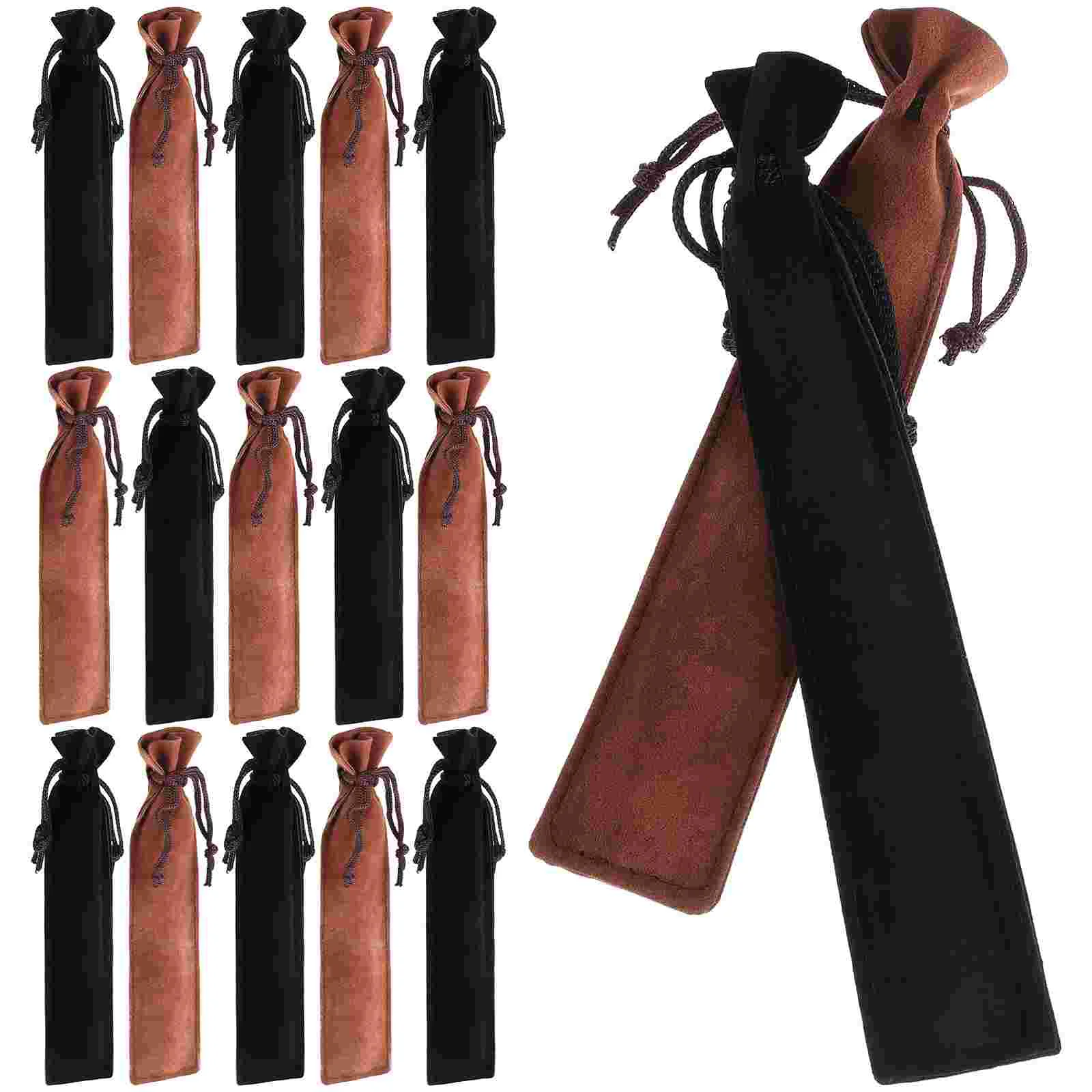 

Bulk Gift Bags Pen Pouch for Single Pencil Case Cases Boxes Sleeve Organizers Velvet Gifts