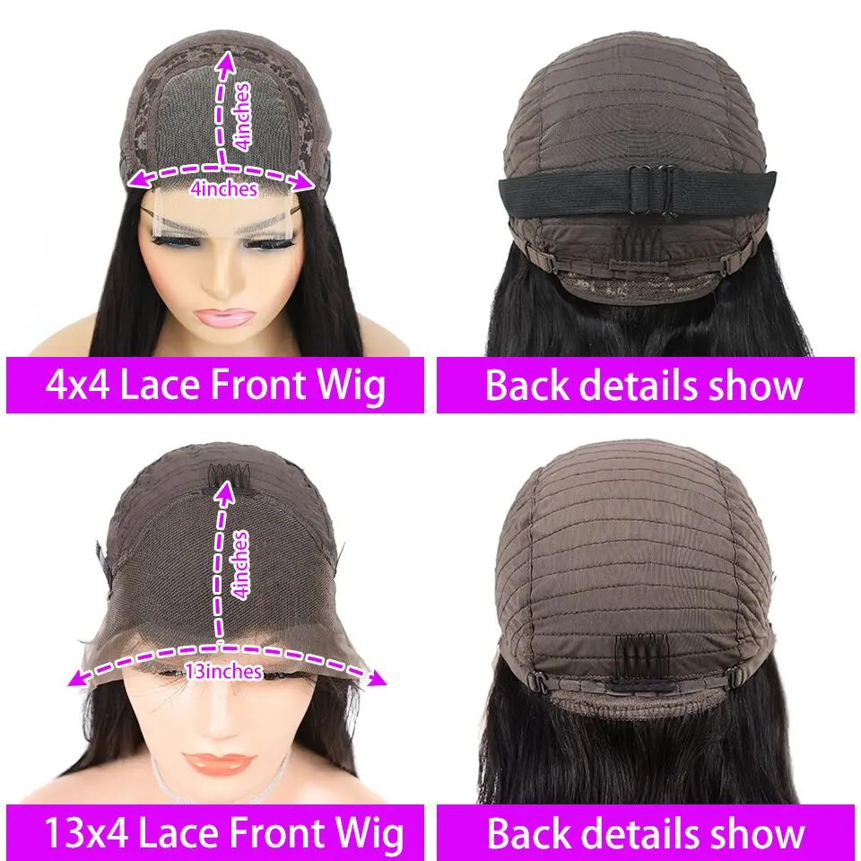 Clearance 4c Edges Kinky Curly Baby Hair Human Hair Wig 13x6 13x4 Deep Wave Lace Front Human Hair Wigs For Women Raw 16-36 Inch - Image 6