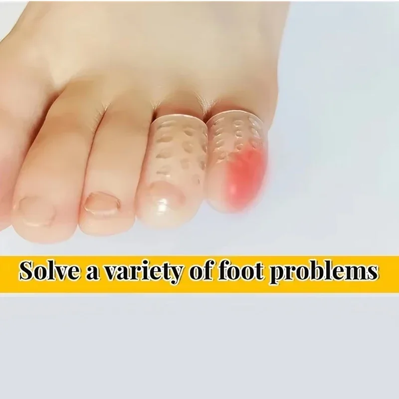 Cover Thumb Sleeve Corn Finger Silicone Toe Cap Protector Blisters Pain Relief Toe Tube Bunion Correction Foot Care