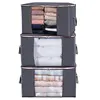 6pcs/set Clothes Storage Bags Upgraded Foldable Fabric Storage Bags Storage Containers For Organizing Bedroom 4