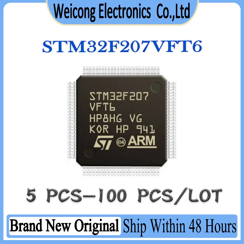 

STM32F207VFT6 STM32F207VFT STM32F207VF STM32F207V STM32F207 STM32F STM32 STM New Original IC MCU Chip LQFP-100