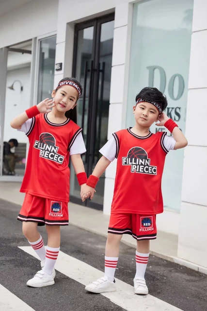 Uniforme de basket-ball pour garçons de 3 à 12 ans, ensemble de