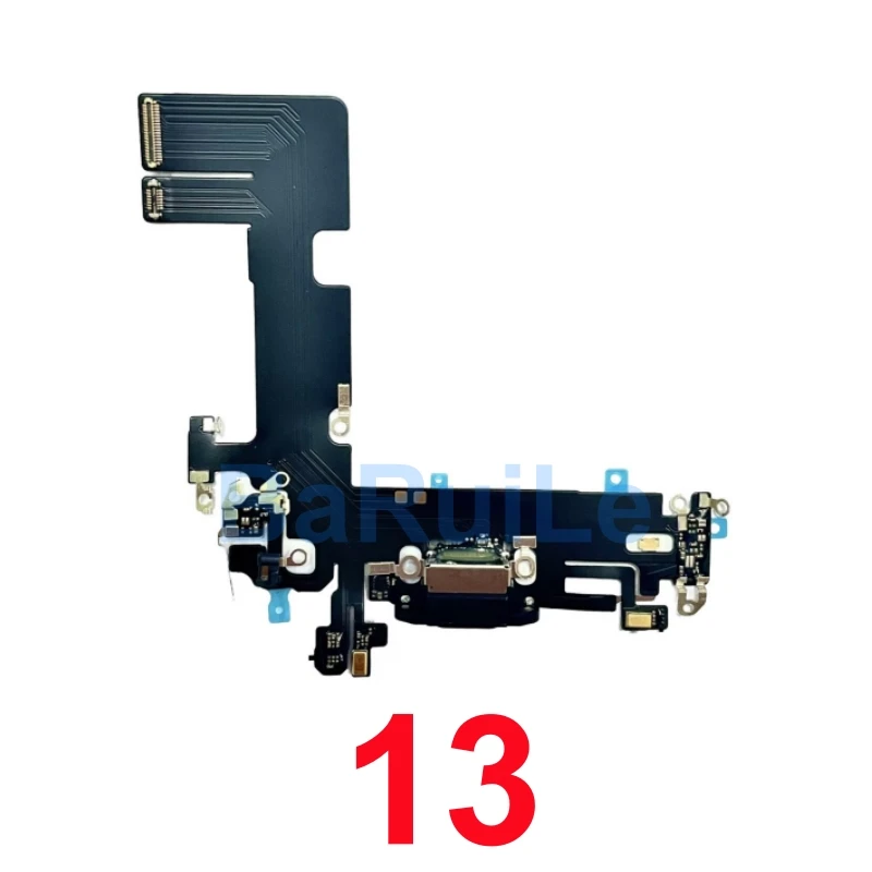 USB Charging Port Flex Cable with Microphone and Audio Jack