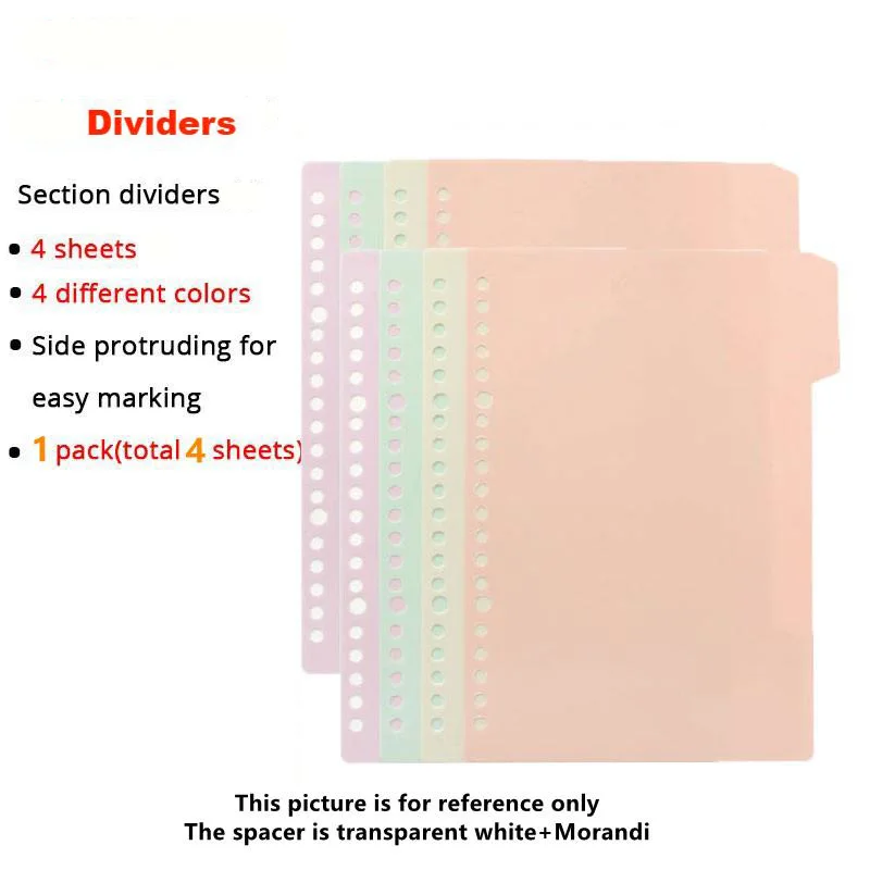4Pc Section Dividers