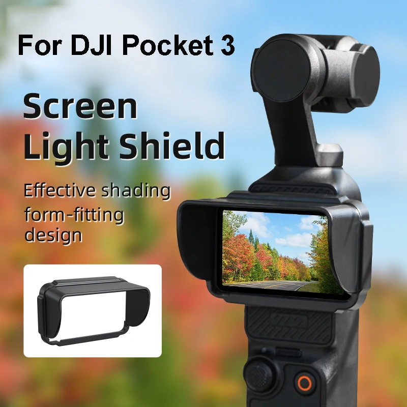 Per Dji Osmo Pocket 3 Screen Hood Display Cover Per Protezione Solare E Leggera Per Dji Osmo Pocket 3 Accessori
