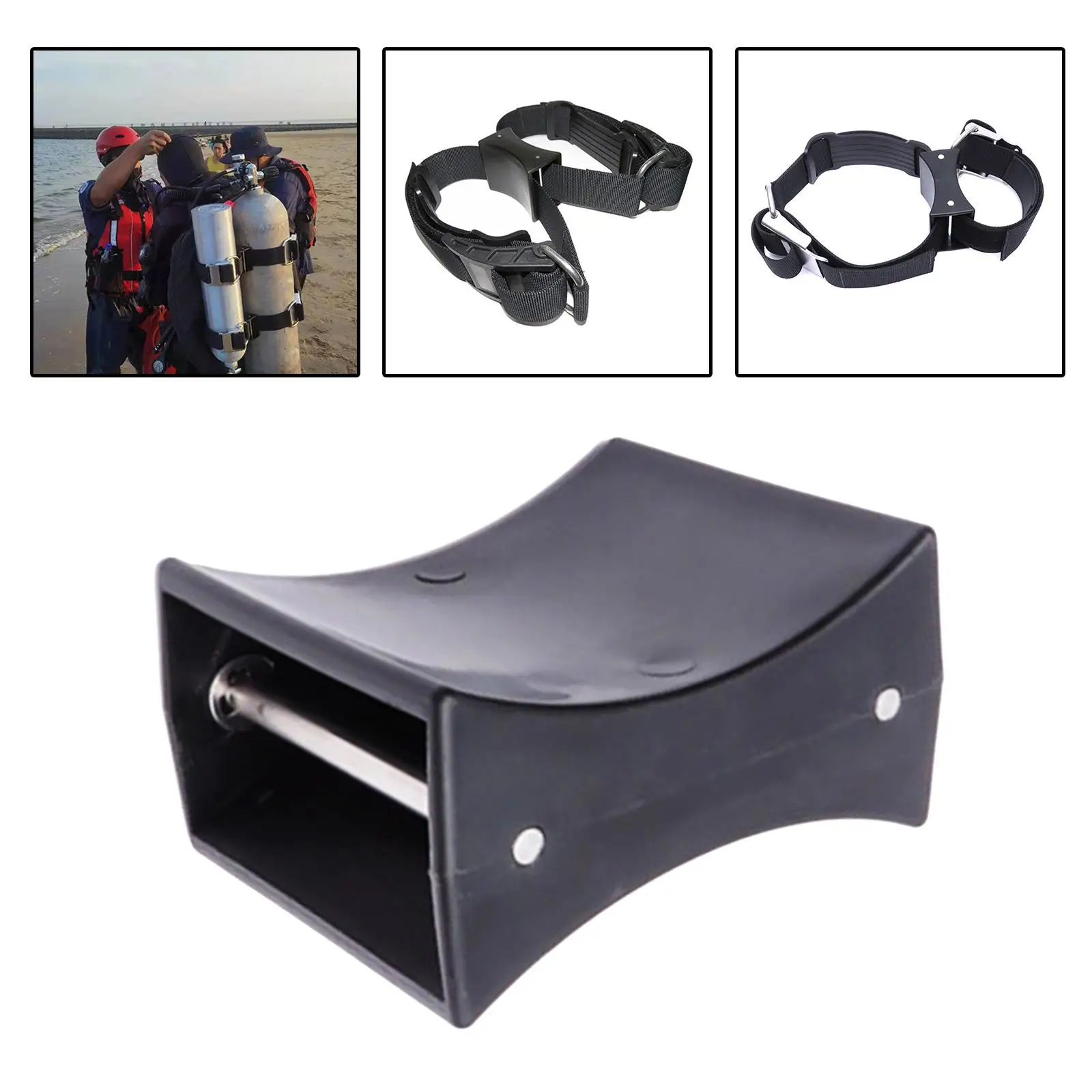 

Snorkel Oxygen Holder, Scuba Diving Tank Backpack ,Gas Cylinder Bottle Holder Bracket Assembly & Adjustable Strap