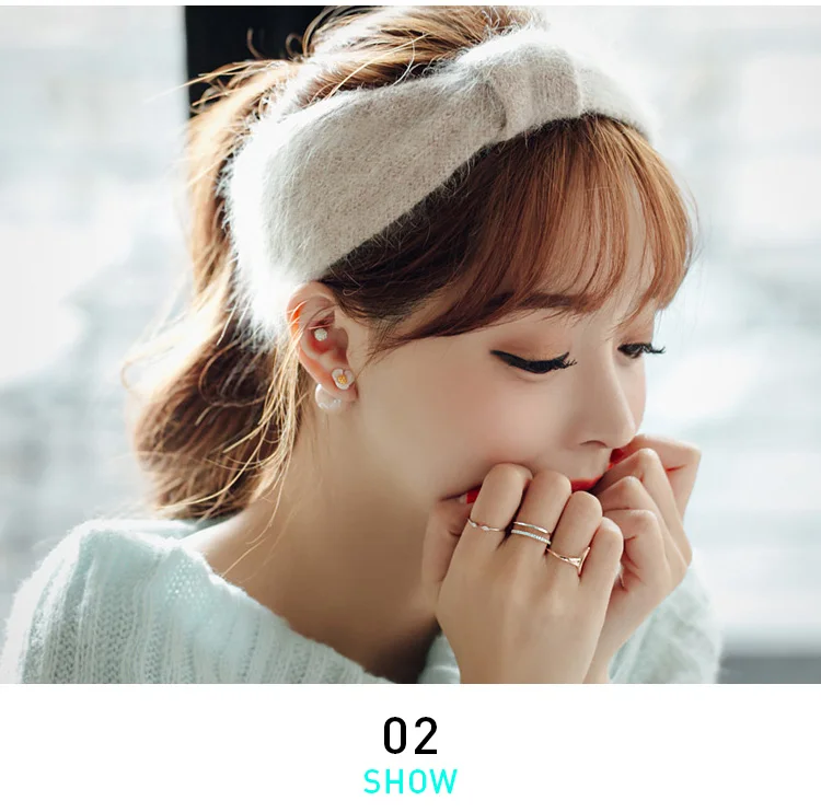 925 Sterling Silver bowknot zircon Open Rings For Women fashion Prevent Allergy Sterling-silver-jewelry