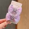 2Pcs/pack Girls Elsa Hairclip Princess Girl Bow Hair Clips Baby Girl Party Gift 5