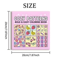COZY Bold-easy Patterns Coloring Book for Adults Cute Drawing Book Perfect Gift for Party and Birthday 2