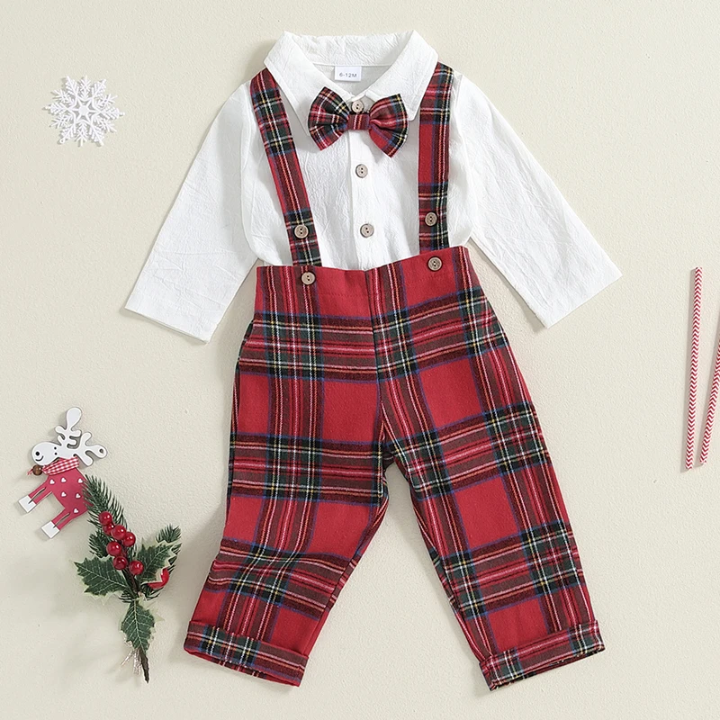 Baby Boy Christmas Gentleman Set 3